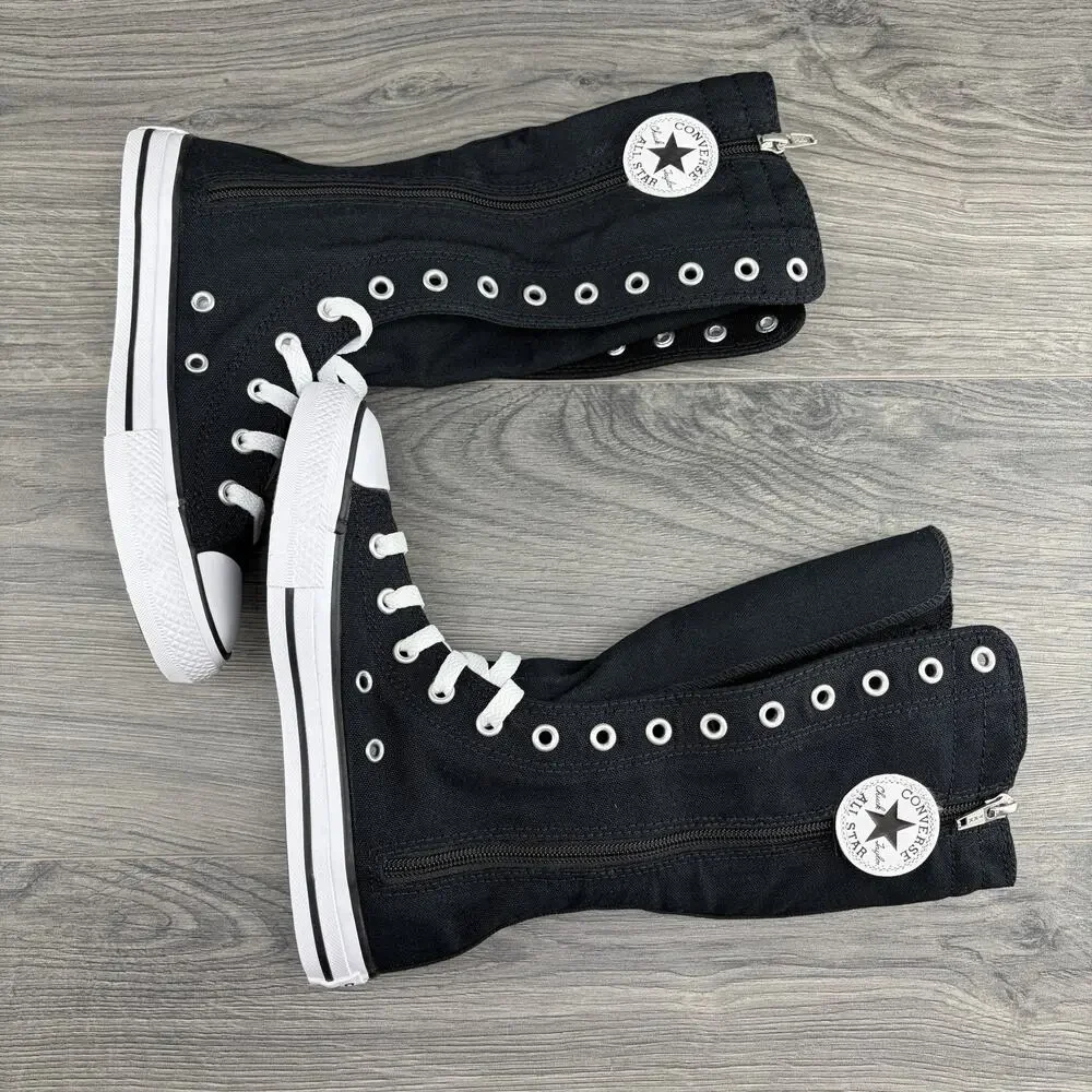 Converse Chuck Taylor All Star X High PS Size 13 Kids Black White Sneakers